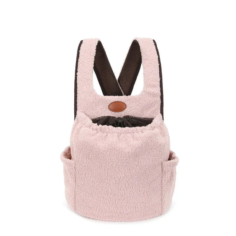 Wander Paw Cute Pet Carrier Backpack - Portable Travel Bag for Cats & Dogs