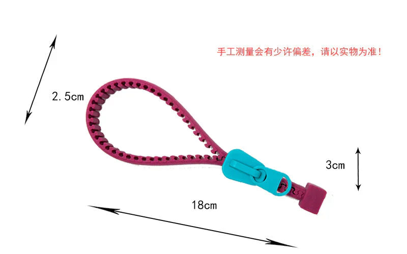 Zipper Silicone Bottle Opener - Easy Grip Jar & Bottle Opener Tool