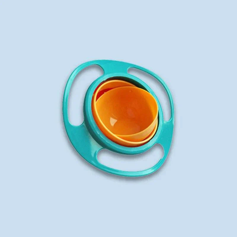 Children's Anti-Spill Gyro Bowl - 360° Gyroscopic Saturn Design Kids Bowl, FDA Approved BPA Free in 3 Colors