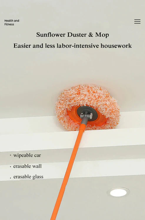 360 Degree Rotating Microfiber Magic Floor Mop - Spin Mop with Bucket