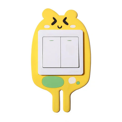 3D Luminous Cartoon Hook Outlet Sticker - Glow in Dark Wall Decal