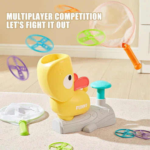 Duck Flying Air Disc Launcher Toy – Fun Outdoor Flying Saucer Game for Kids