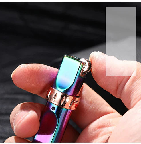 Quick Light Turbo Metal Windproof EDC Torch - Refillable Butane Lighter