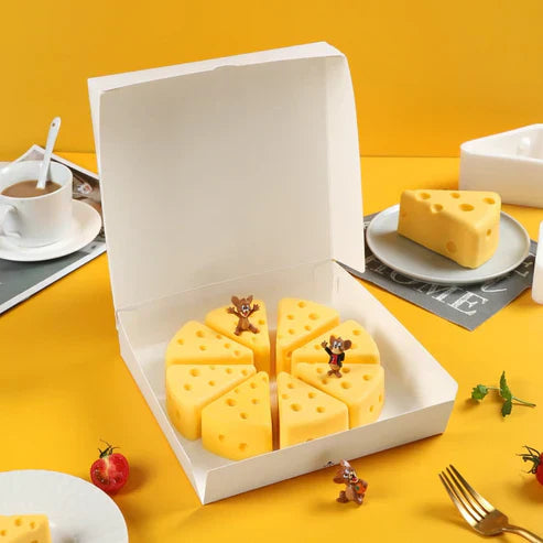 3D Cheese Shape Cake Mold - Silicone Baking Mold for Cakes & Desserts