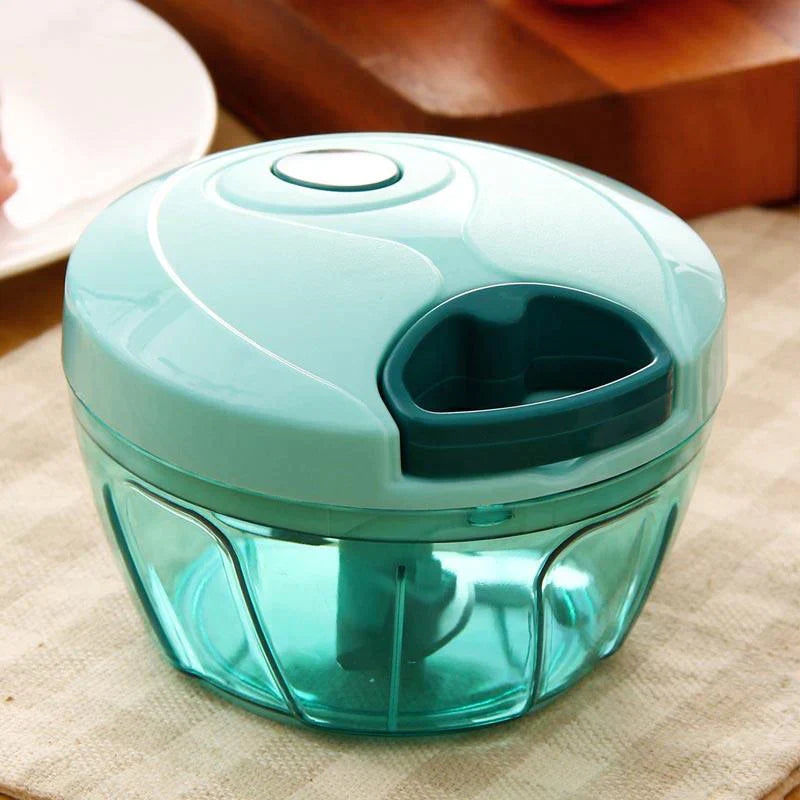 Quick Chopper - Manual Pull String Food Processor Vegetable Chopper