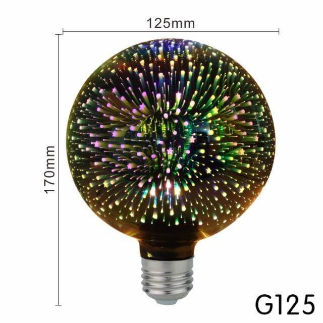 3D Colorful Decoration LED Lamp - Illusion Night Light with Color Changing