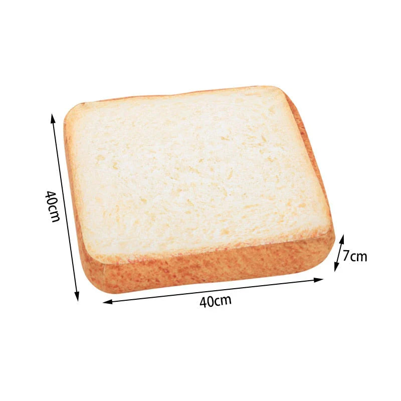 Toast Cat Bed - Cute Bread Slice Shaped Warm Pet Bed for Cats & Small Dogs