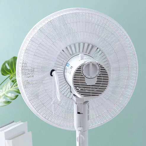 Anti-Pinch Fan Safety Cover - Child & Pet Safety Net for Fans