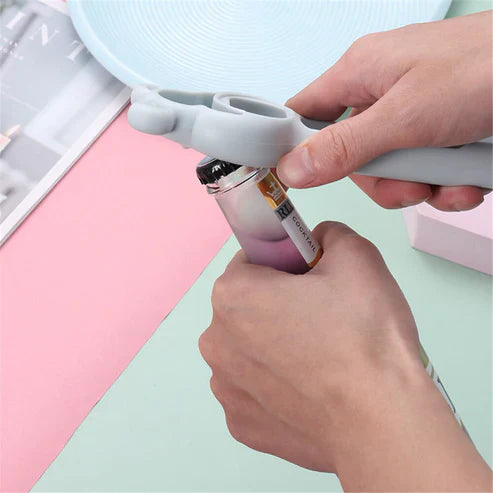 Mini Bottle Lid Jar Opener - Portable Multi-Function Bottle & Cap Opener