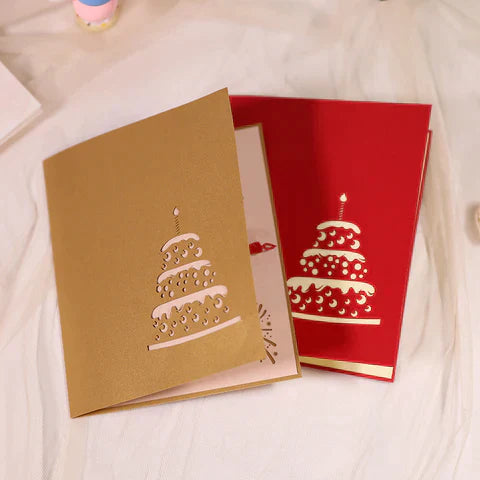 3D LED Music Birthday Cards - Pop-Up Greeting Card with Lights & Sound