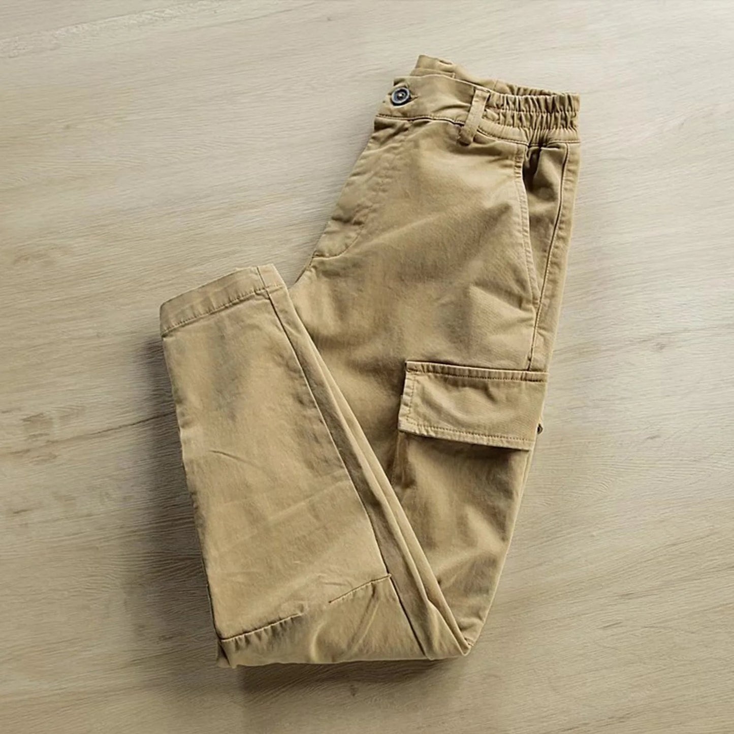 Men's Multi-Pocket Cargo Pants – Quick-Dry Outdoor & Casual Trousers