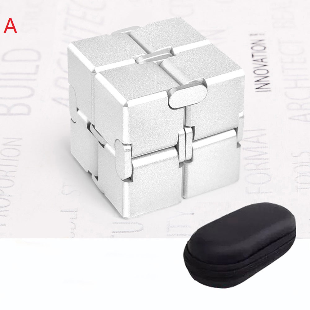 Infinite Magic Cube - Aluminum Alloy Fidget Cube Stress Relief Toy