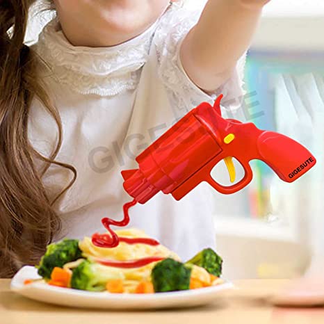 Condiment Dispenser Gun – Ketchup, Mustard & Sauce Squeeze Bottle for Kitchen & BBQ