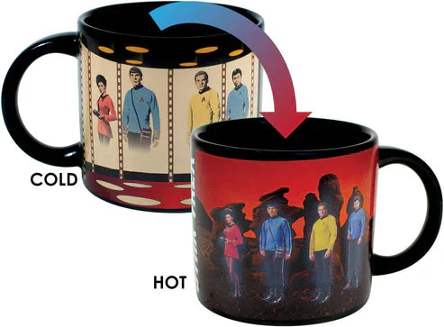Star Trek Transporter Mug – Heat Activated Color Changing Ceramic Coffee Mug