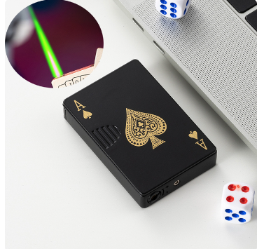 Playing Cards Ace of Spades Lighter - AVU Sideslip Poker Metal Butane Gas Lighter - 12 Unique Designs