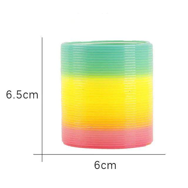 Rainbow Circle Fidget Toy - Colorful Sensory Ring Stress Relief Toy for Kids & Adults