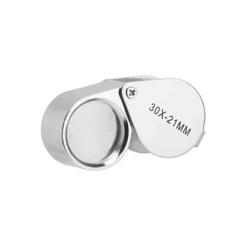 Metal Ultra Vision Glass Magnifier - Professional Reading Magnifying Glass