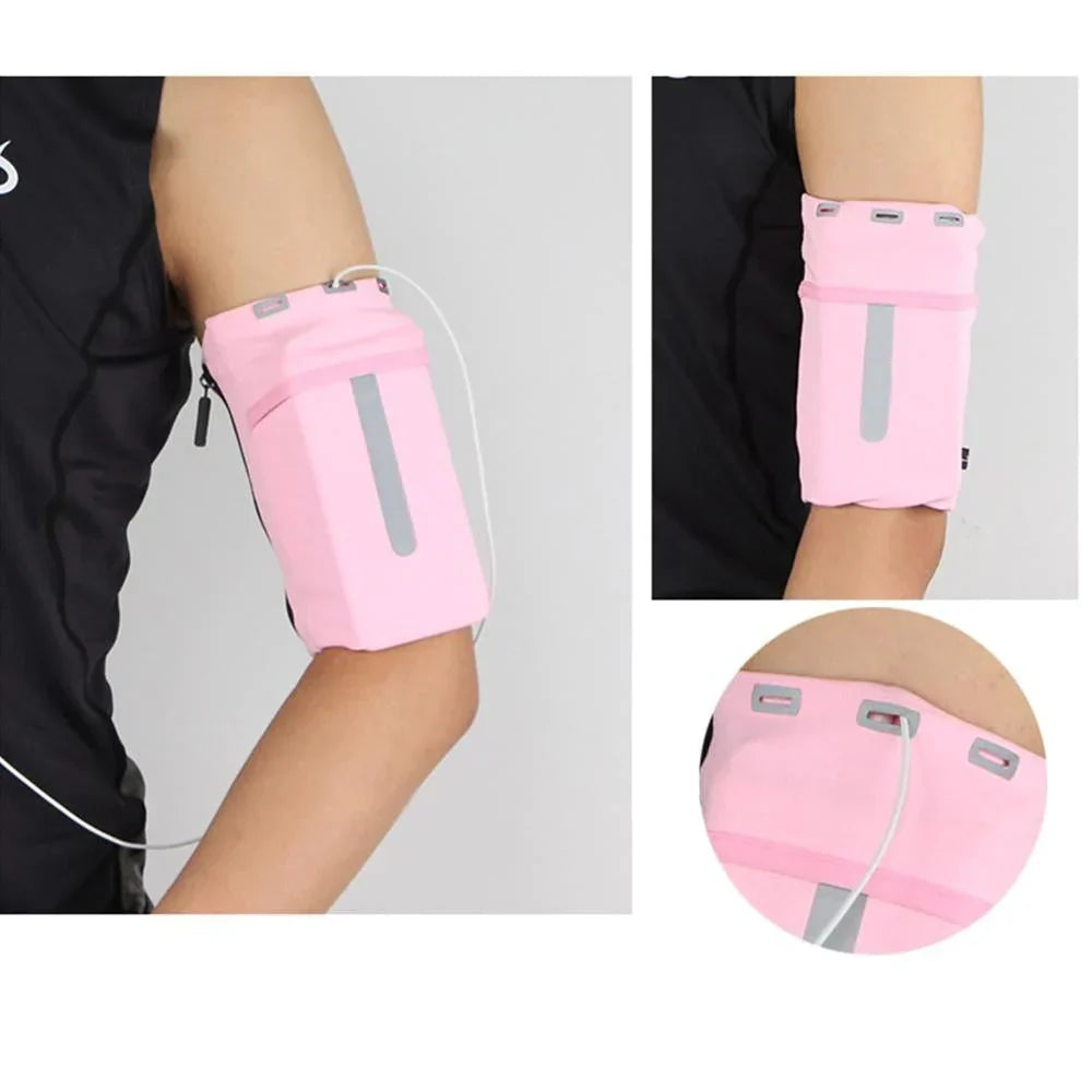 Waterproof Running Arm Phone Holder Case - Adjustable Sports Armband