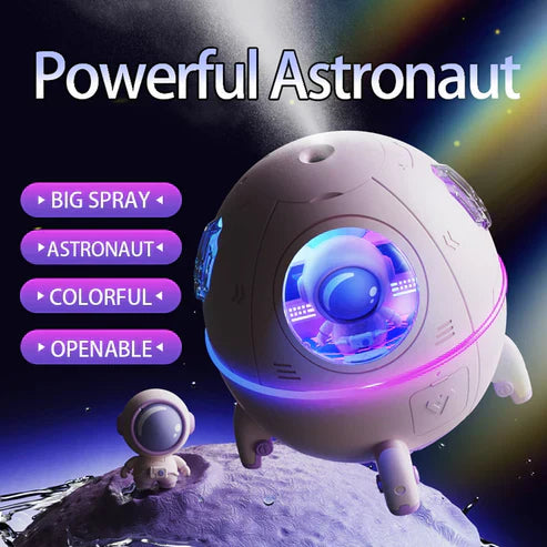 Universe Flow Ultrasonic Astronaut Humidifier – USB Spaceship Cool Mist Diffuser