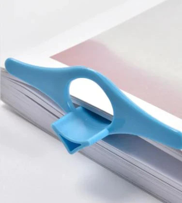 Book Page Holder - Wooden One-Hand Reading Thumb Bookmark Tool