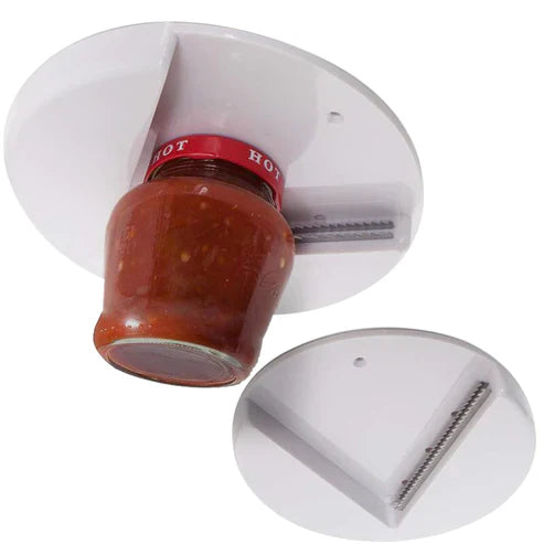 Creative Under Cabinet Jar Opener - Wall Mounted Hands-Free Lid Opener