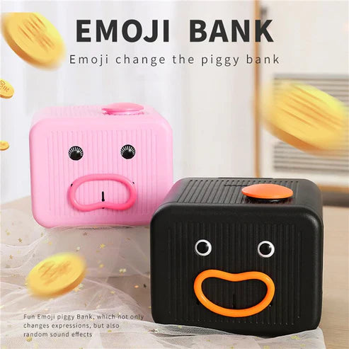 Funny Face Money Saving Piggy Bank – Interactive Coin Bank for Kids & Adults