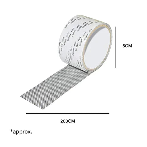 Screen Repair Tape - Self-Adhesive Window & Door Mesh Screen Patch Tape