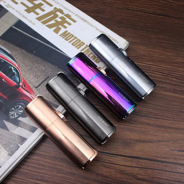 Triple Jet Torch Lighter - Windproof Refillable Butane Flame Lighter