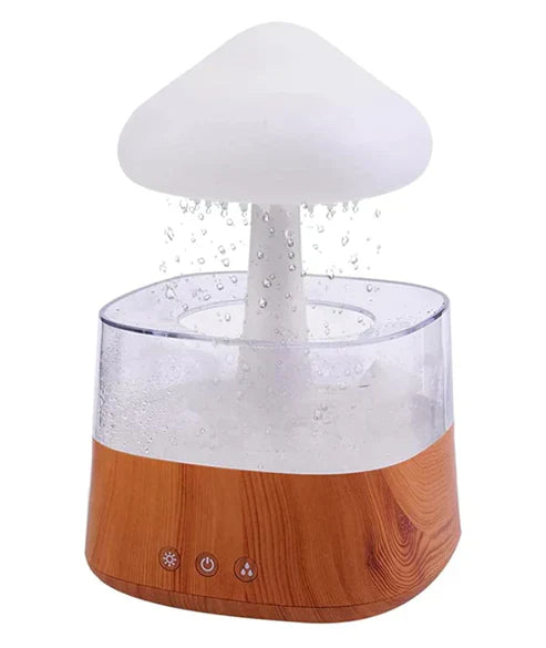 Rainify™ Rainy Cloud Humidifier – LED Night Light & Essential Oil Diffuser