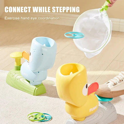 Duck Flying Air Disc Launcher Toy – Fun Outdoor Flying Saucer Game for Kids