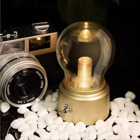 Vintage Chargeable LED Mini Bed Lamps - Rechargeable Night Light