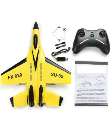 RC Foam Aircraft SU-35 – Remote Control Fighter Jet Plane Toy for Kids & Adults