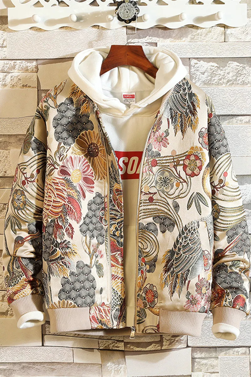 Embroidery Bomber Jacket – Premium Streetwear Varsity Coat