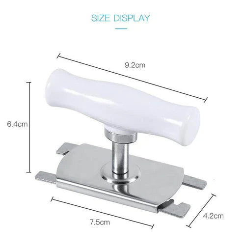 Adjustable Stainless Steel Jar Opener - Easy Grip Lid Remover & Bottle Opener Tool