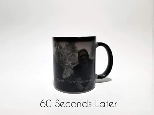 Heat Changing Magic Mug – "You're Finally Awake" Skyrim Fan Gift