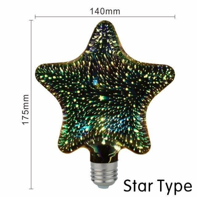 3D Colorful Decoration LED Lamp - Illusion Night Light with Color Changing