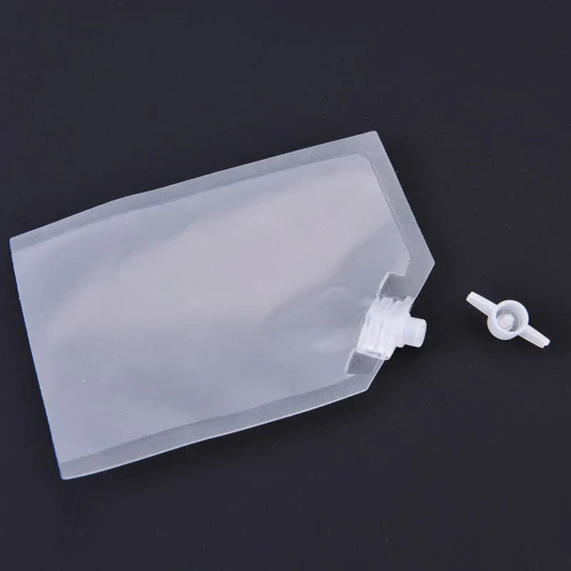Travel Pouch Bag - 10-Pack Leak-Proof Reusable Liquid Bottles Set