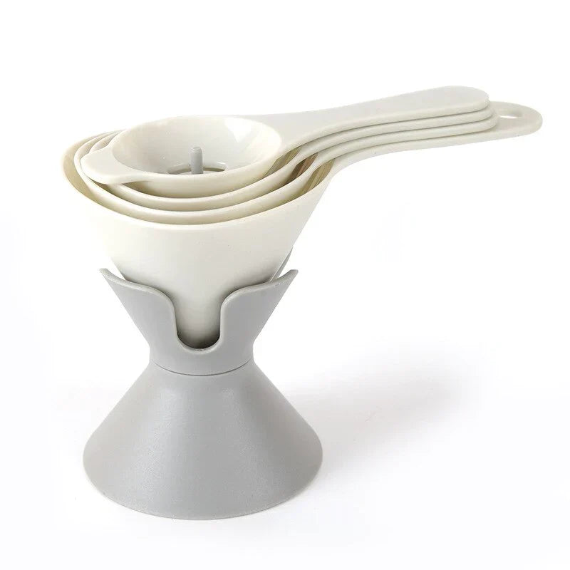 6-in-1 Pour Master Reusable Funnel Set - Multi-Size Kitchen Funnels