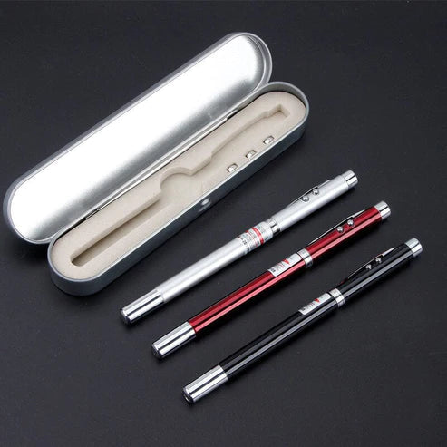 2in1 Telescopic Light Magnetic Pointer Pen - LED Flashlight & Pickup Tool