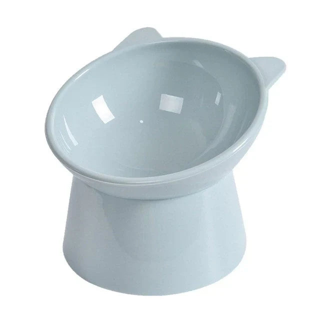 Tilted Pet Bowl - Elevated 45° Raised Food Water Bowl for Dogs & Cats