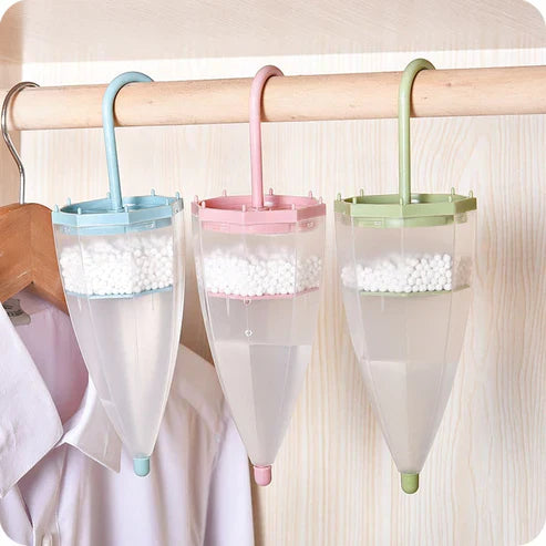 Practical Umbrella Shape Hanging Closet Dehumidifier - Moisture Absorber