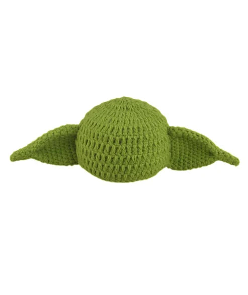 Baby Yoda Snuggly Knitted Cap & Outfit Set – Handmade Crochet Newborn Costume