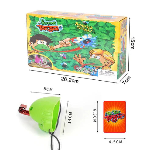 Frog Tongue Mask Cards Toy Set – Fun Family Board Game for Kids