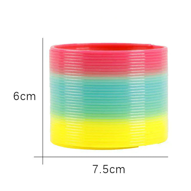 Rainbow Circle Fidget Toy - Colorful Sensory Ring Stress Relief Toy for Kids & Adults