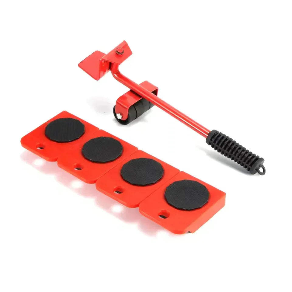 Furniture Moving Transport Tool Set - 4 Corner Movers & Wheeled Lifter for Heavy Items