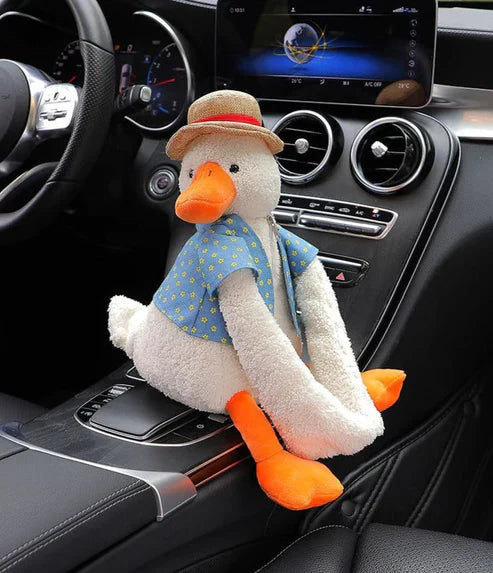 Creative Hanging Duck Tissue Box - Cute Wall Mounted Tissue Holder Dispenser