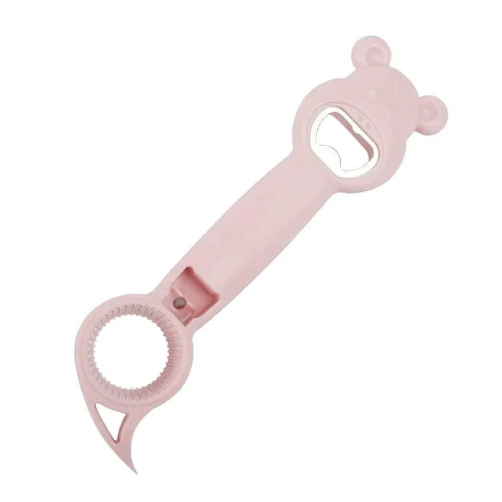 Mini Bottle Lid Jar Opener - Portable Multi-Function Bottle & Cap Opener