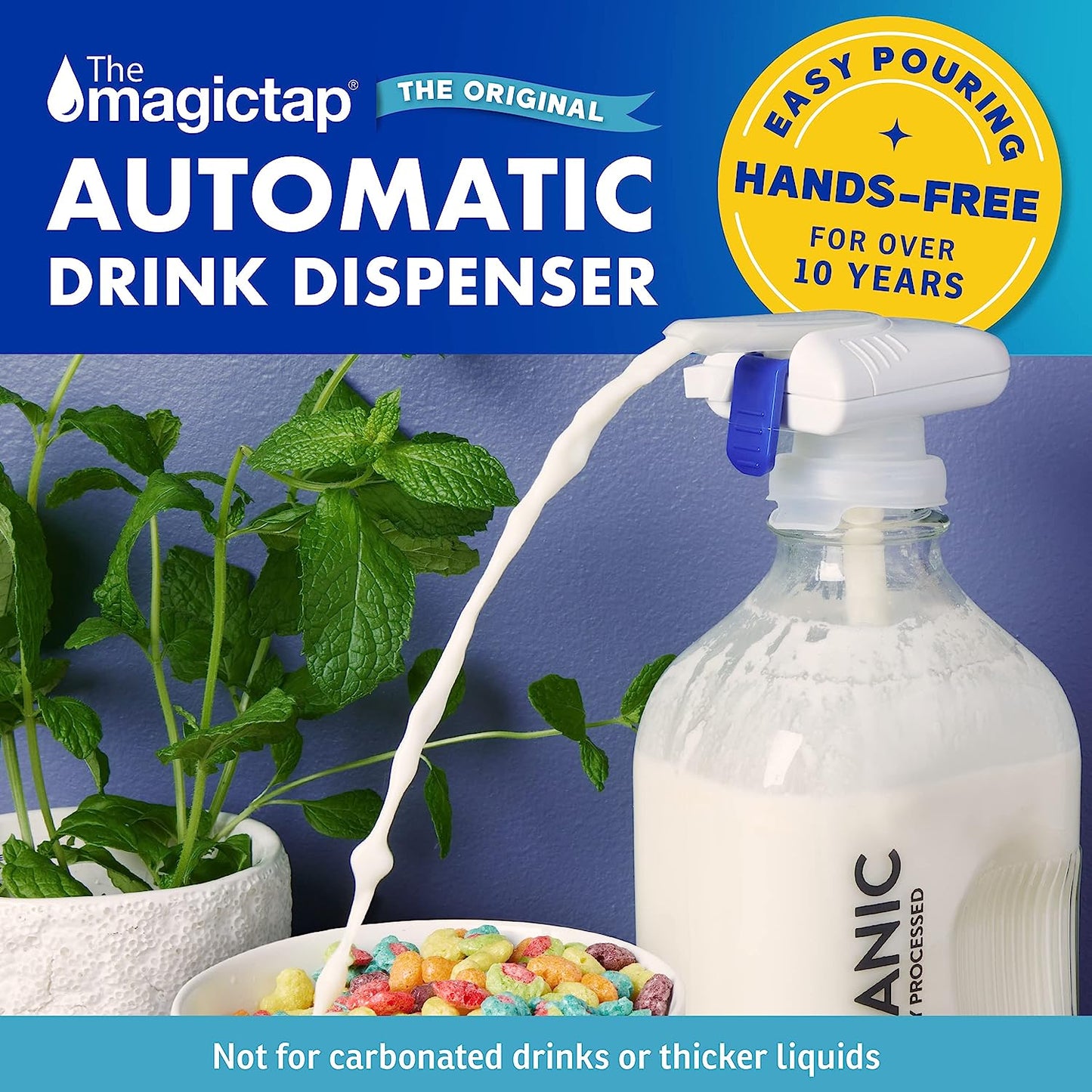 Automatic Drink Dispenser - Hands-Free Electric Magic Tap for Milk, Juice, Beer & Water