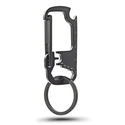 Stainless Steel EDC Multi Tool Bottle Opener Keychain - Portable Everyday Carry Tool