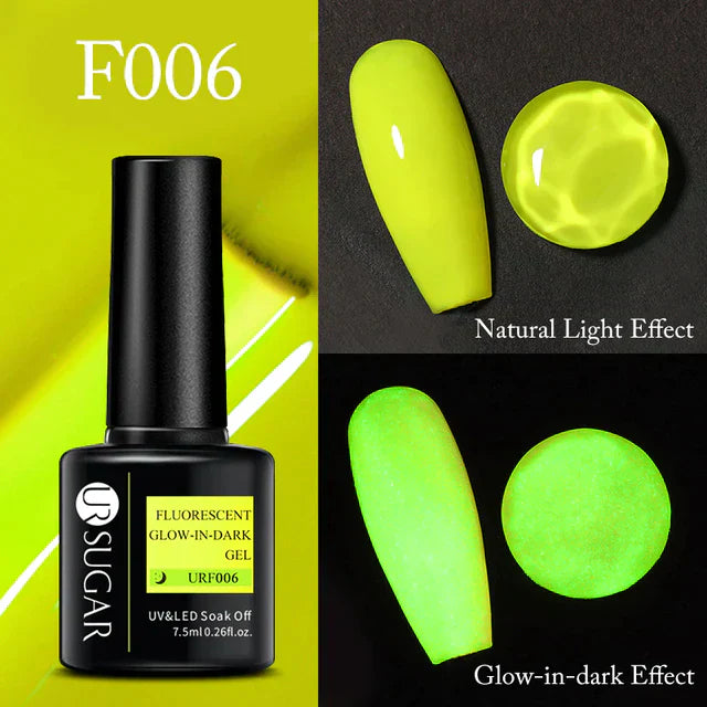 Glow in the Dark Nail Gel – Luminous UV Gel Polish for Stunning Nails Day & Night